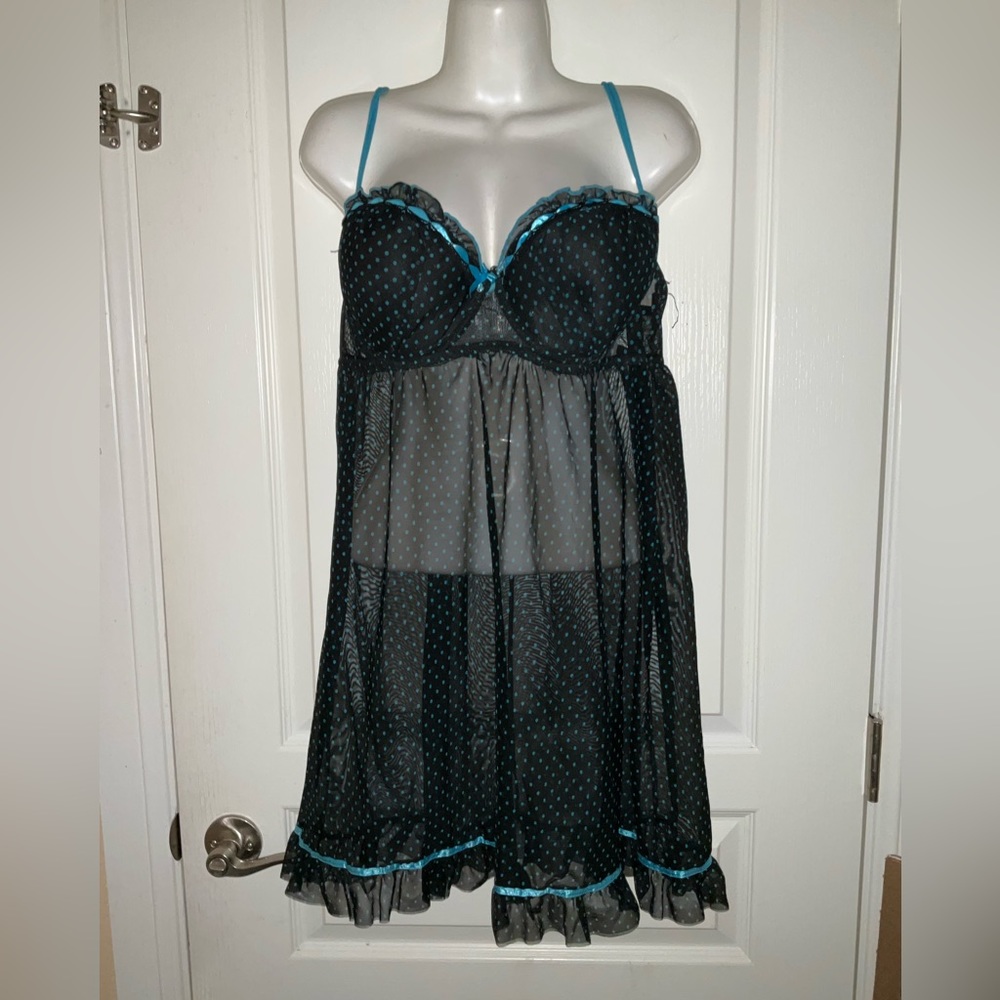 Sexy sheer babydoll nightie
